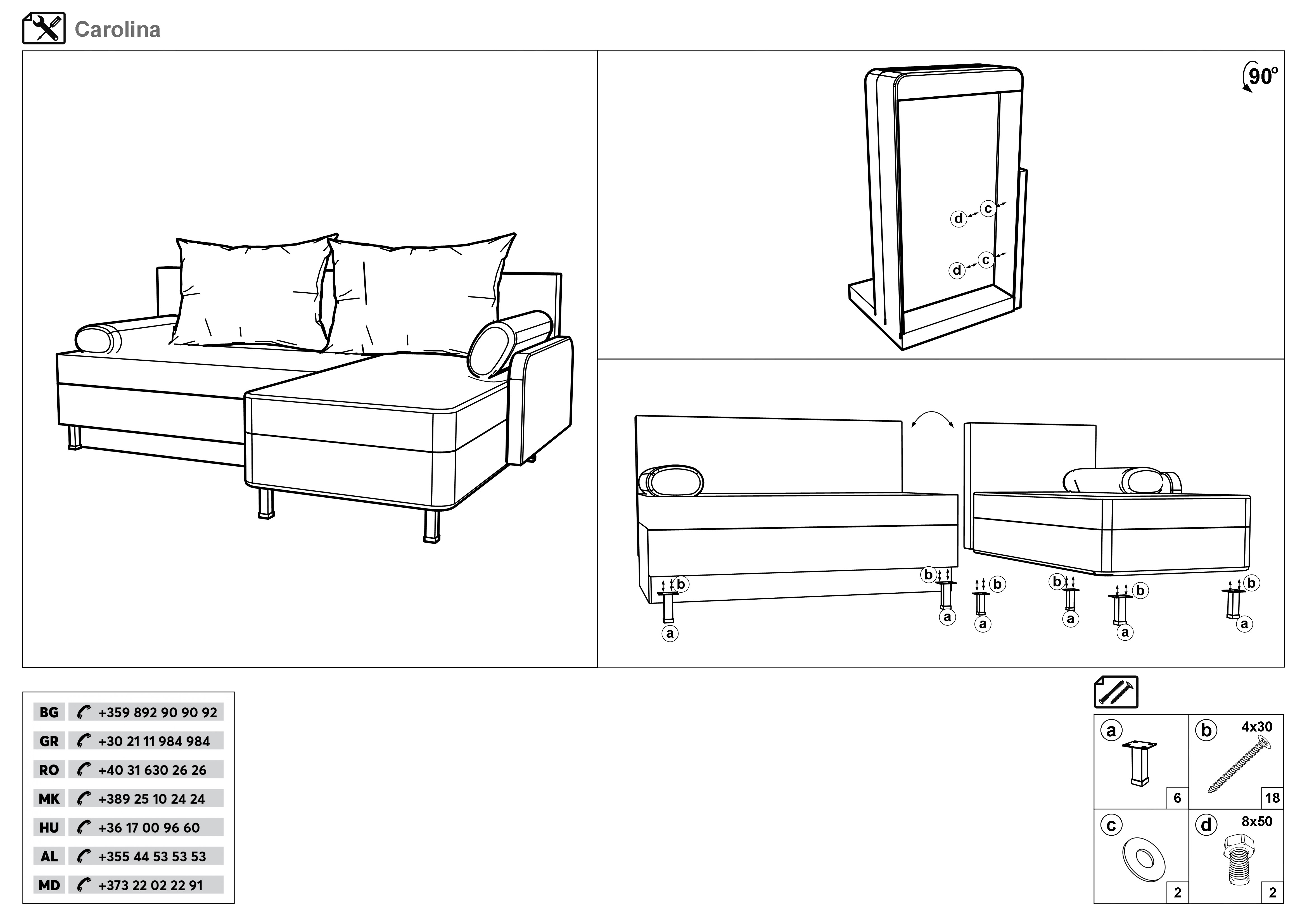 Extendable Sofa Carolin Carolin Grey Furniture Videnov extendable-sofa-carolin-carolin-grey-furniture-videnov